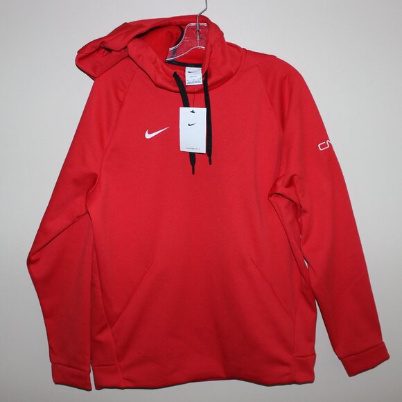 staff issue❤️Canadian National Railway CN Nike Therma-FIT Fleece Pullover Hoodie - Picture 2 of 14